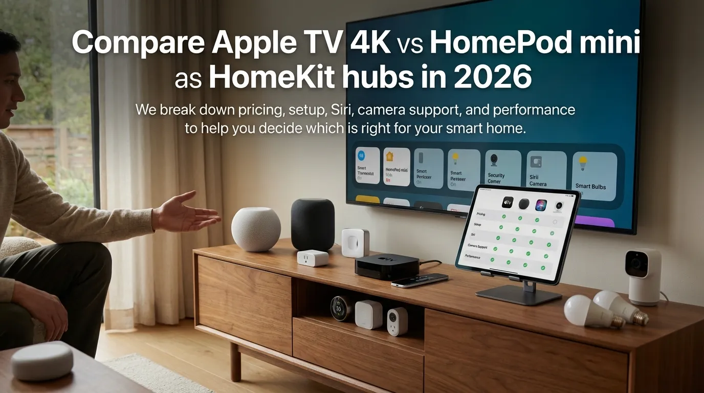 Apple TV 4K vs HomePod mini 2026