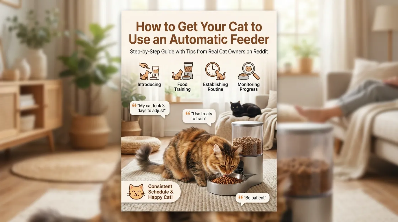 Get Your Cat to Use an Automatic Feeder