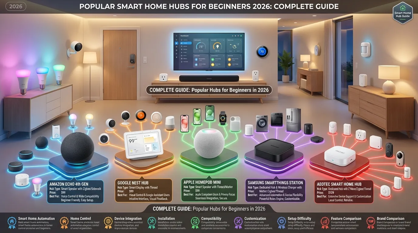 Popular Smart Hubs for Beginners 2026 | Smart Home Ahead Popular Smart Hubs for Beginners 2026