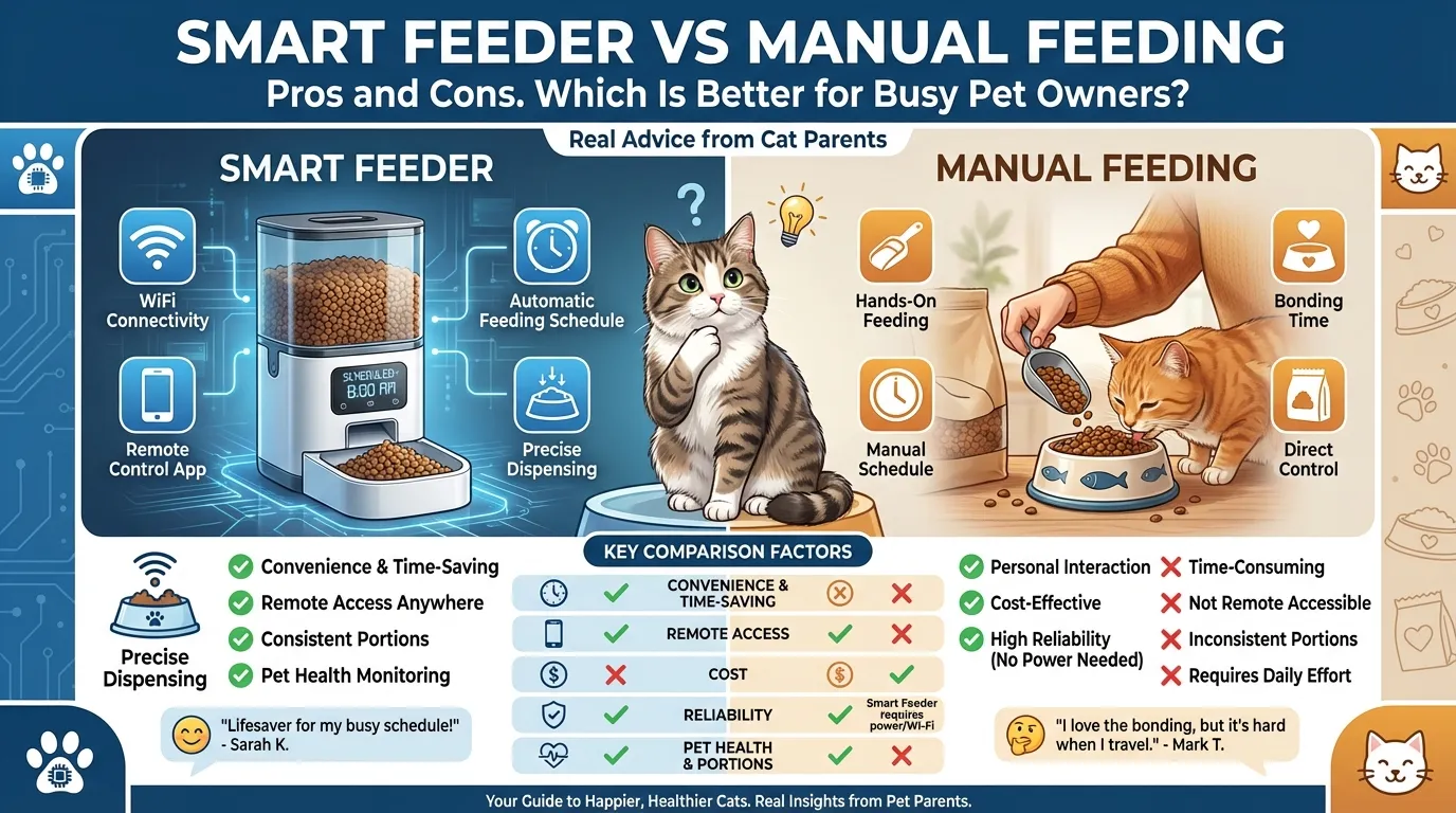 Smart Feeder vs Traditional Feeding