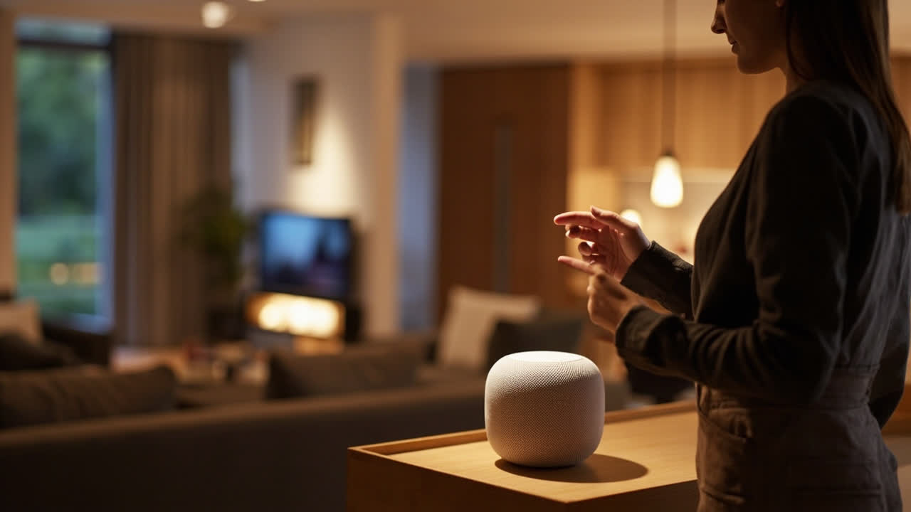 Using HomePod mini voice control for smart home
