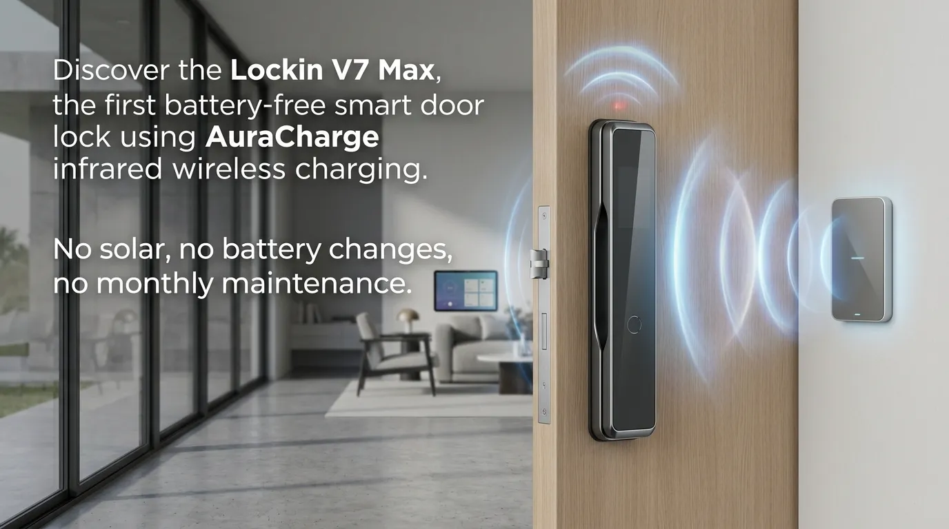Best Battery-Free Smart Door Locks 2026 Lockin V7 Max