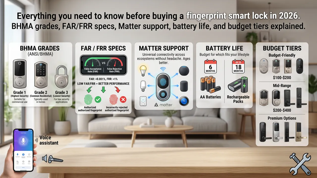 How to Choose a Fingerprint Smart Lock in 2026