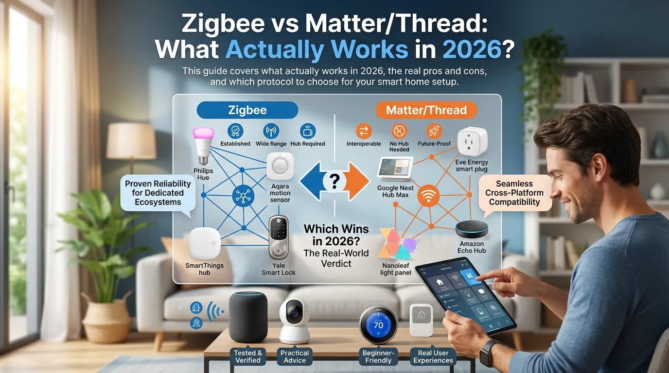 Zigbee vs Matter Thread for New Smart Home Setup