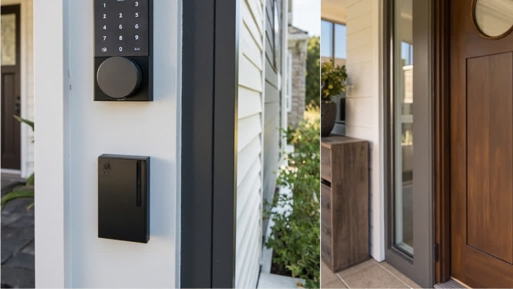Smart lock with camera vs separate lock doorbell 2026