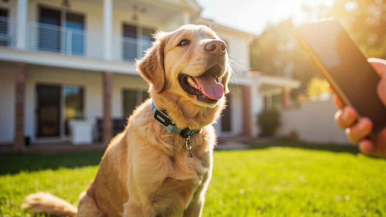 GPS pet tracker collar