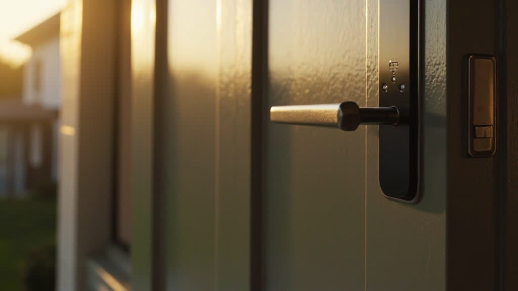 smart lock with handle